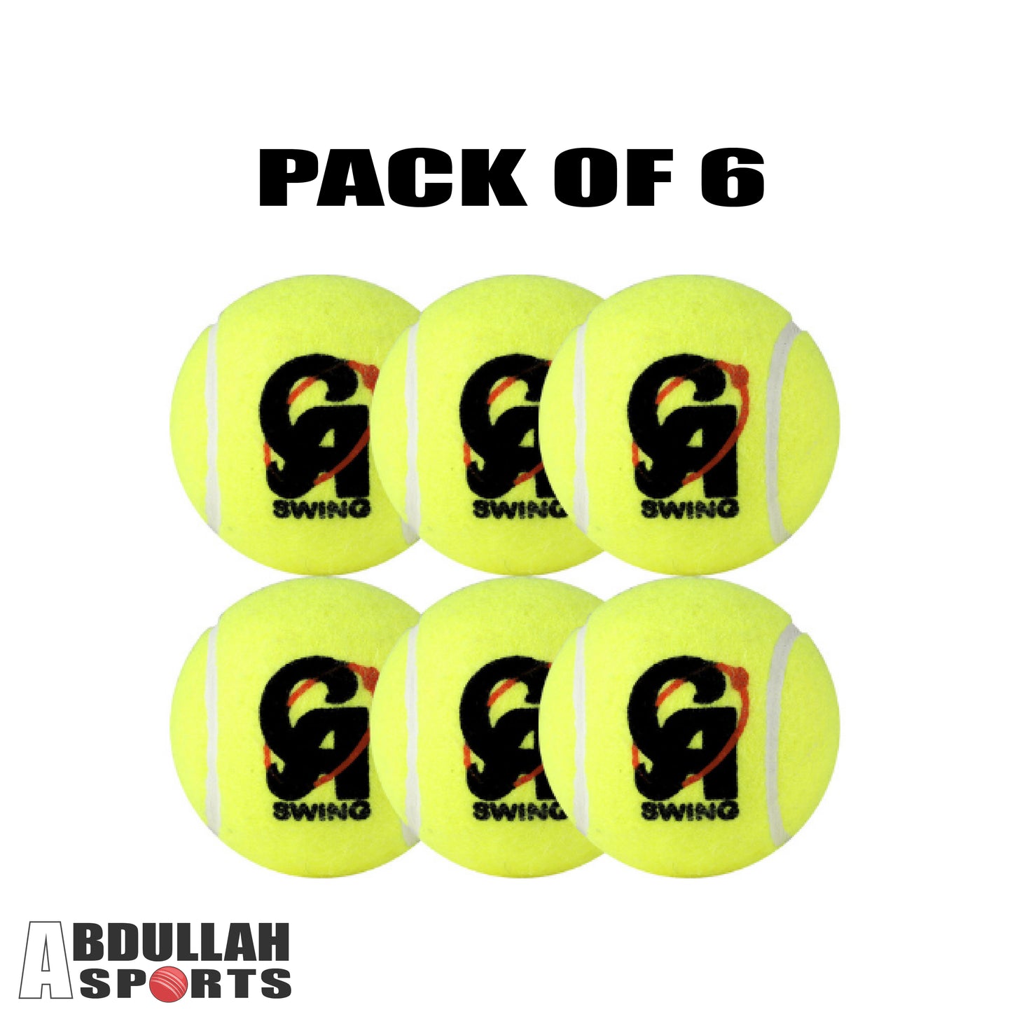 CA Swing Tennis Ball ( pack of 6)