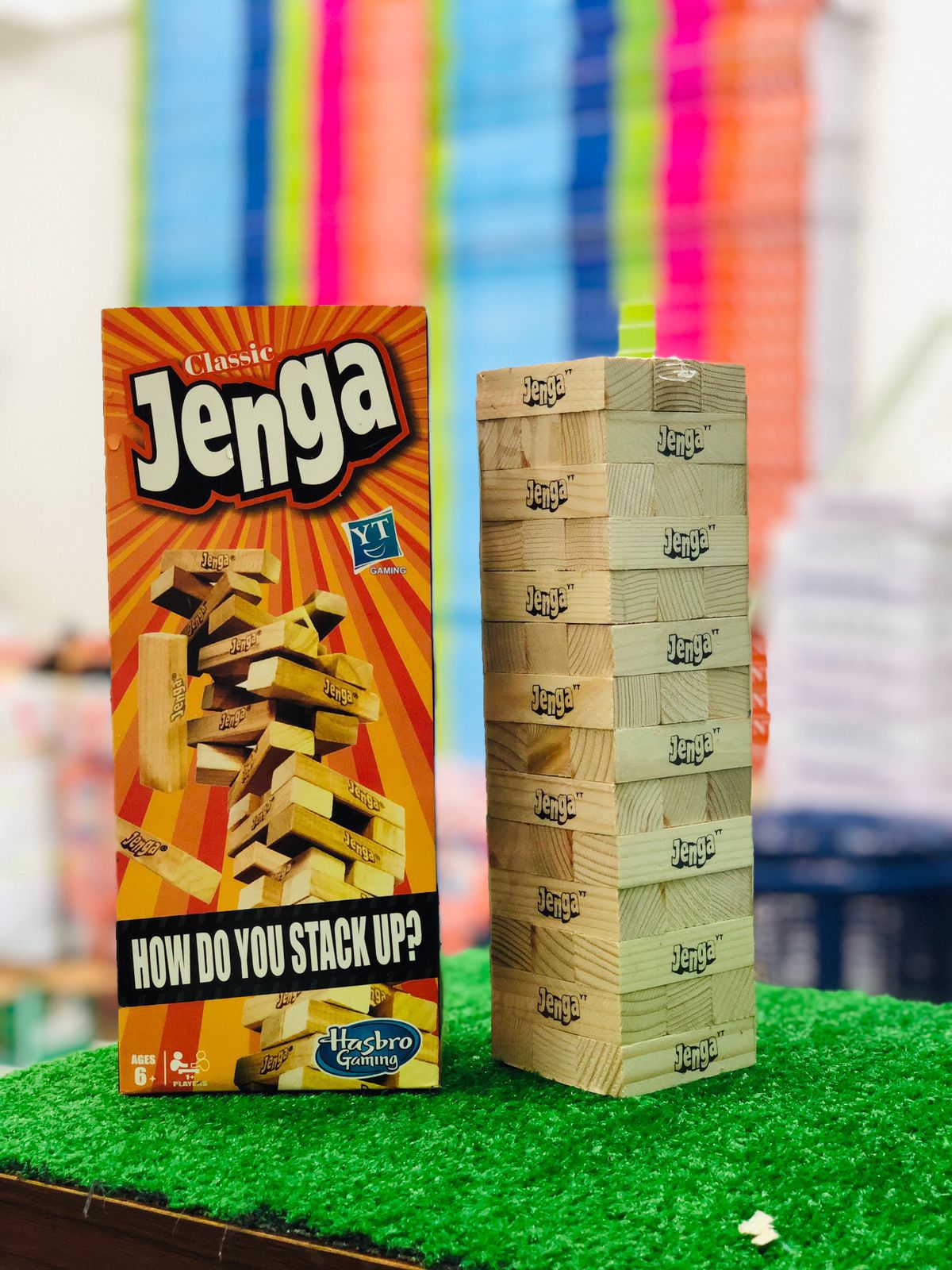 Jenga Classic Stacking Tower Game