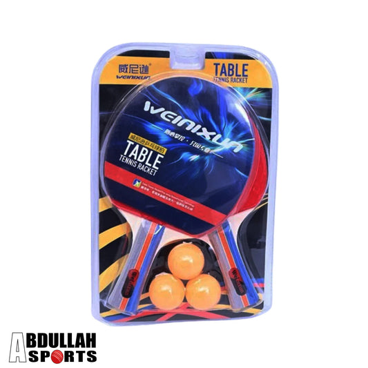 Weinixun Table Tennis Racket - 2 Rackets+3 Balls