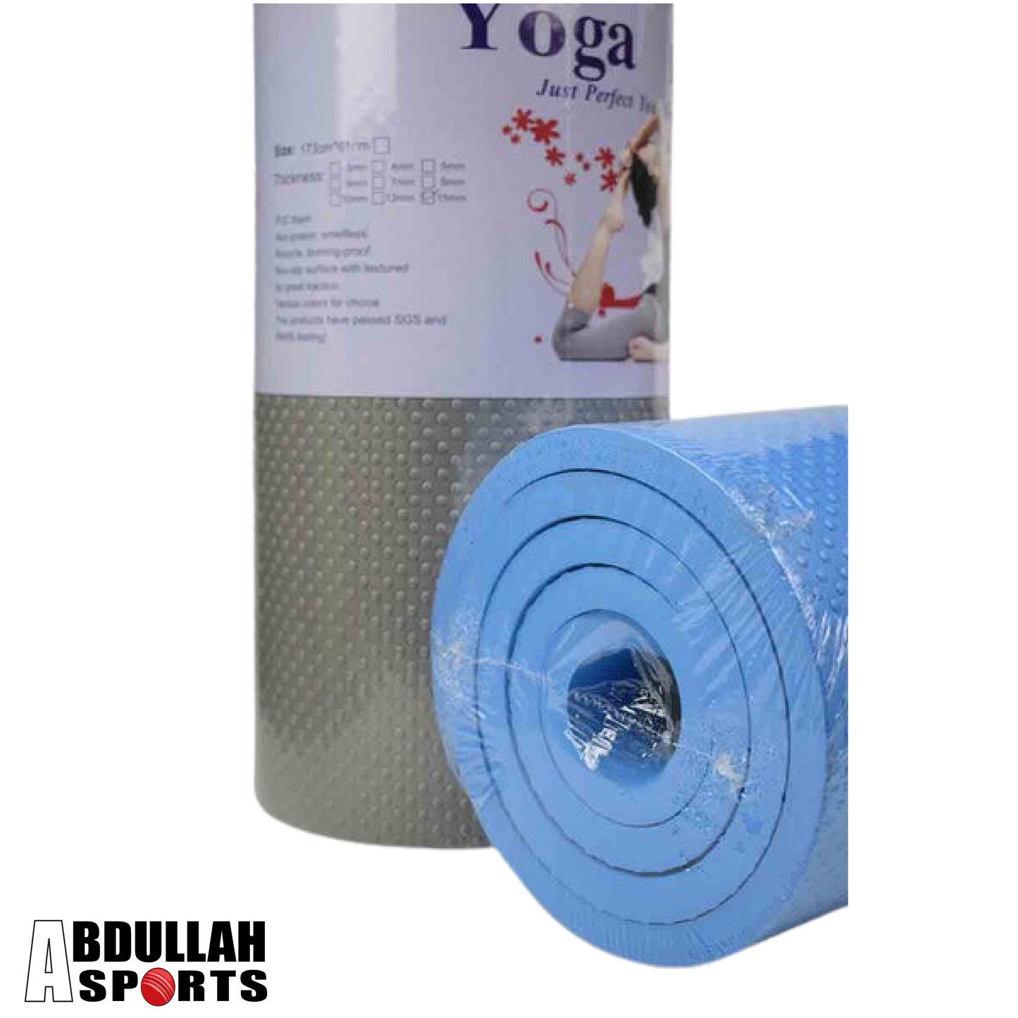 15mm Yoga Mat for Exercise and Fitness