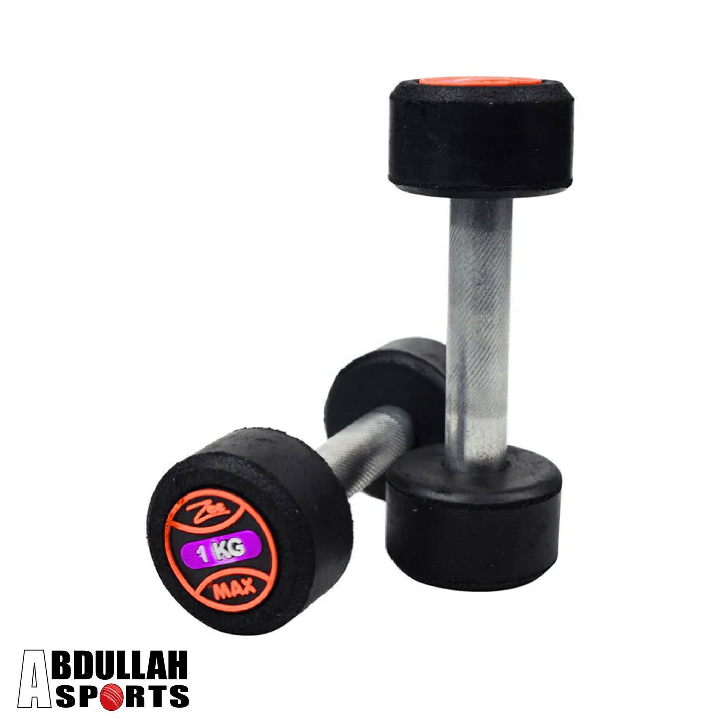 Zee Max Rubber Coated Dumbells 1Kg to 25Kg