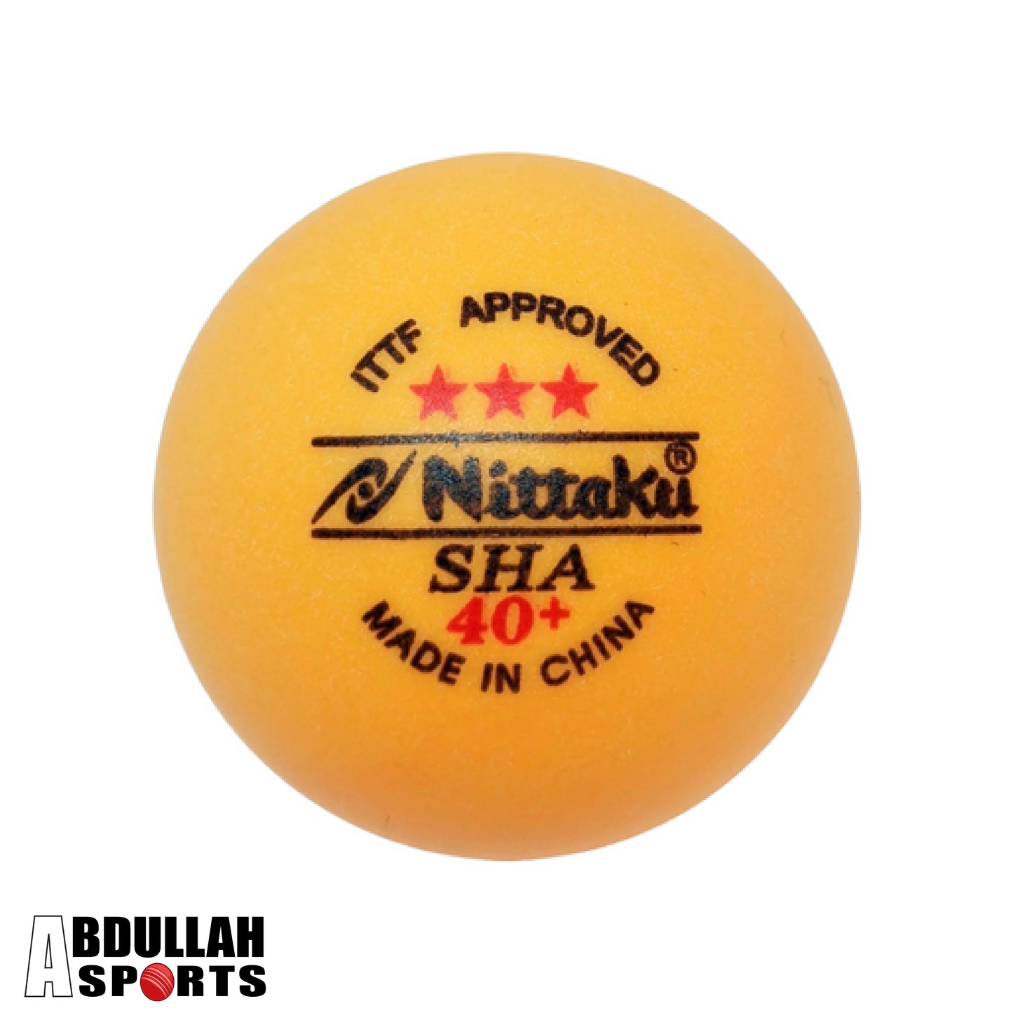 Nittaku 40+ 3 Star Table Tennis Balls (Pack of 3)