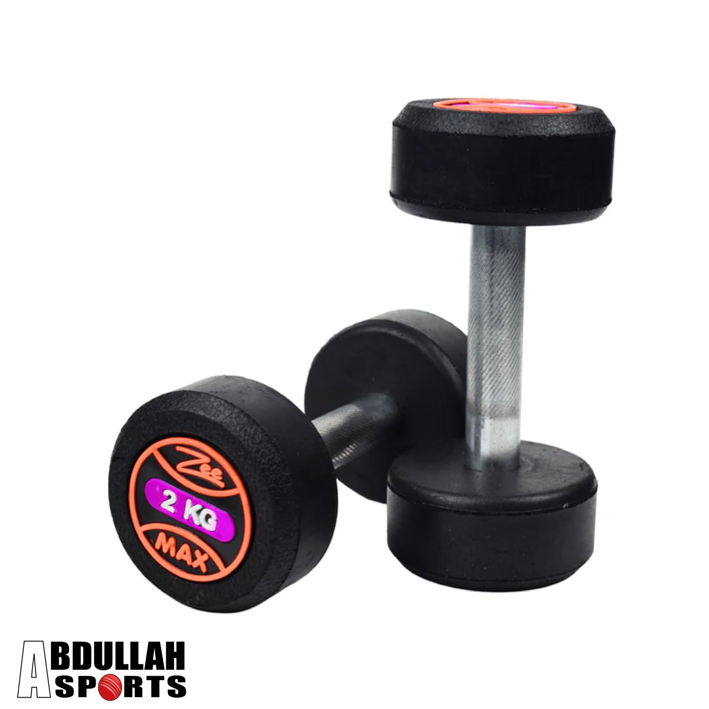 Zee Max Rubber Coated Dumbells 1Kg to 25Kg