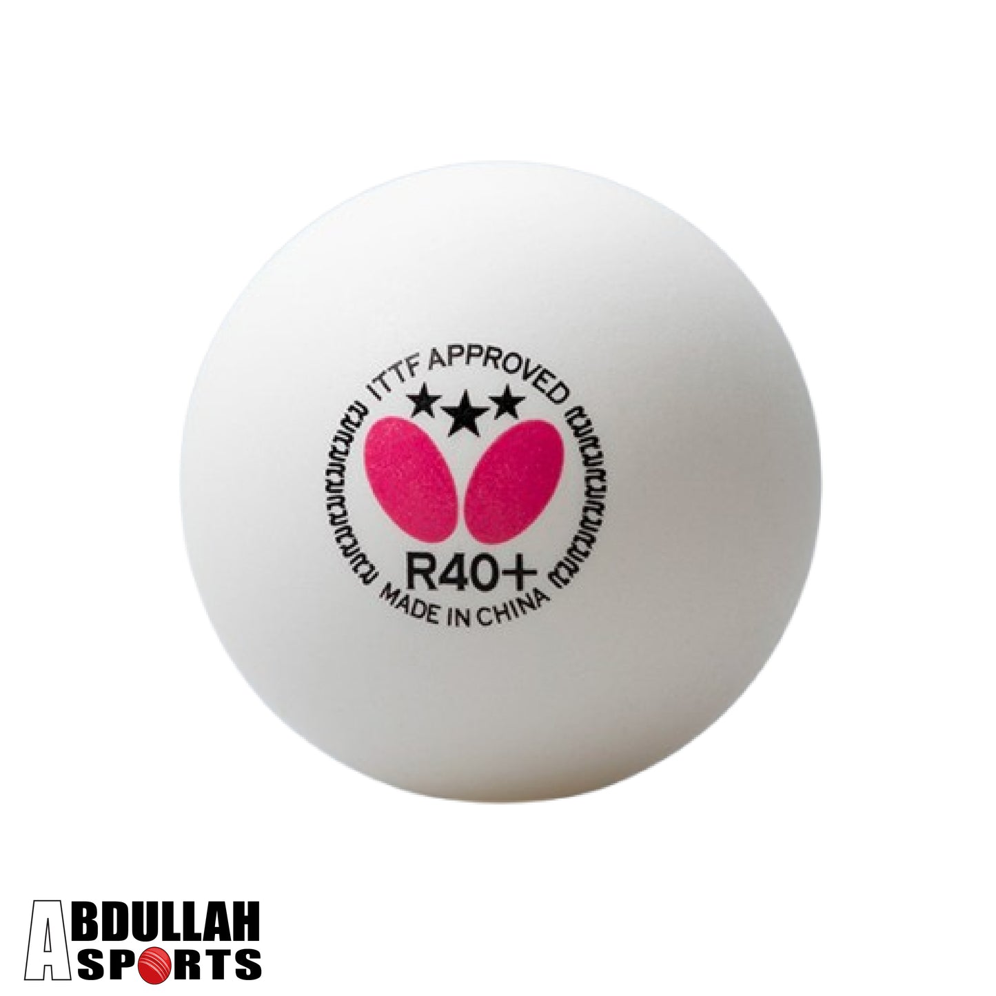 Butterfly Table Tennis Balls 40+ (Pack of 3)