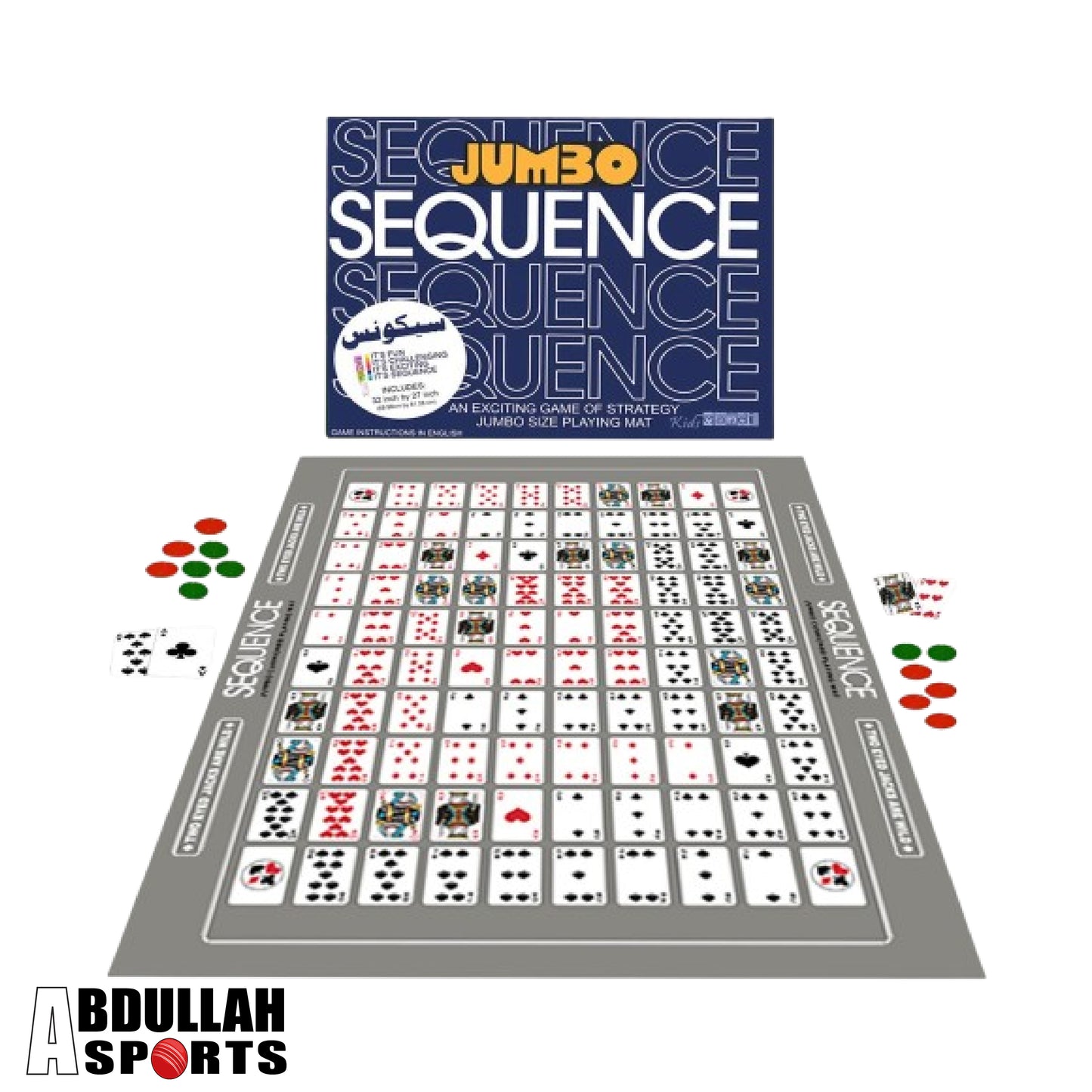 Jumbo Sequence Board Game